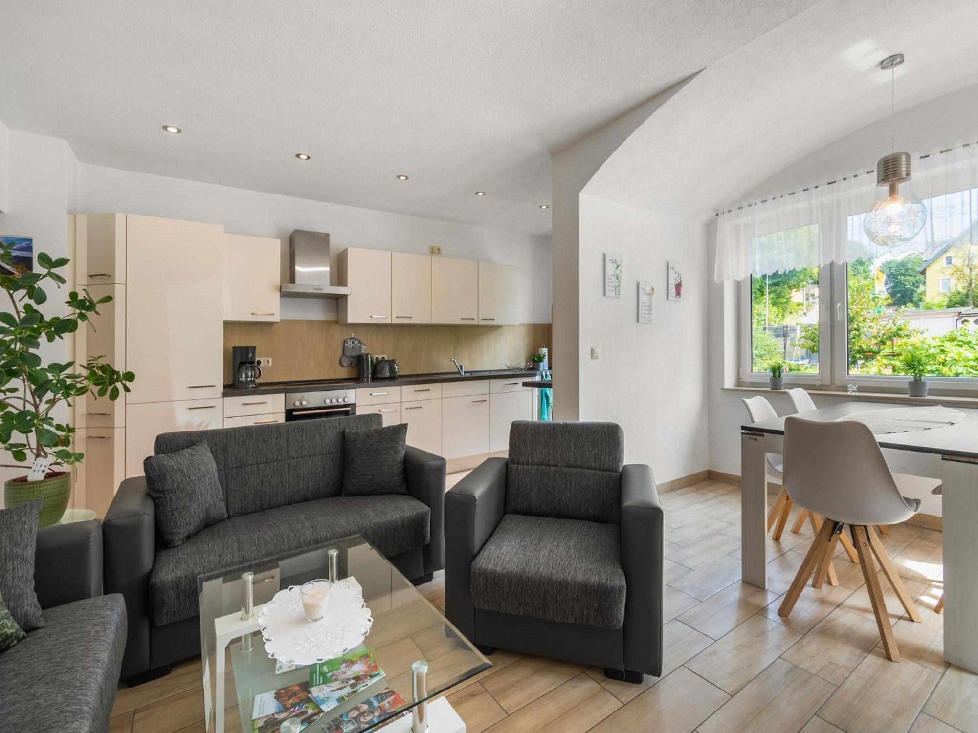 Modern Apartment In Sebnitz With A Terrace In ゼーブニッツ エクステリア 写真
