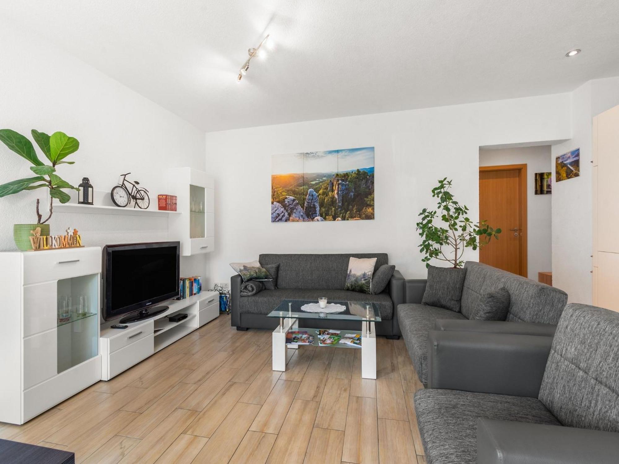 Modern Apartment In Sebnitz With A Terrace In ゼーブニッツ エクステリア 写真