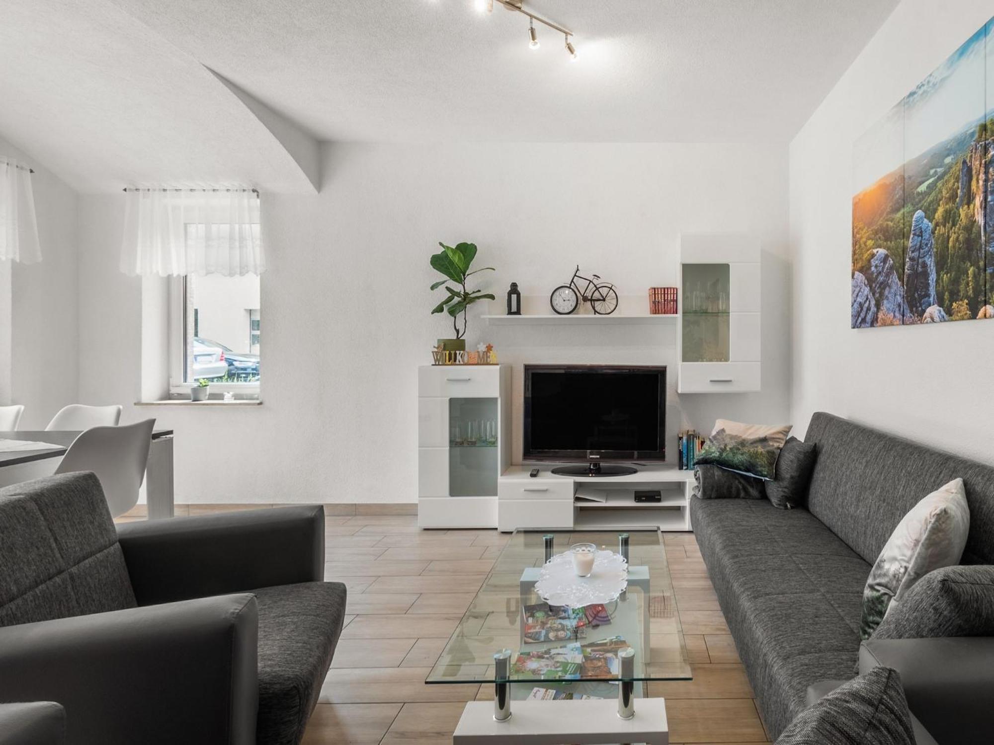 Modern Apartment In Sebnitz With A Terrace In ゼーブニッツ エクステリア 写真
