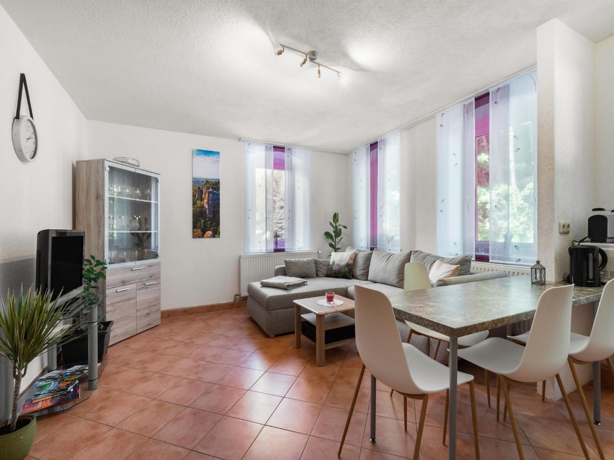 Modern Apartment In Sebnitz With A Terrace In ゼーブニッツ エクステリア 写真