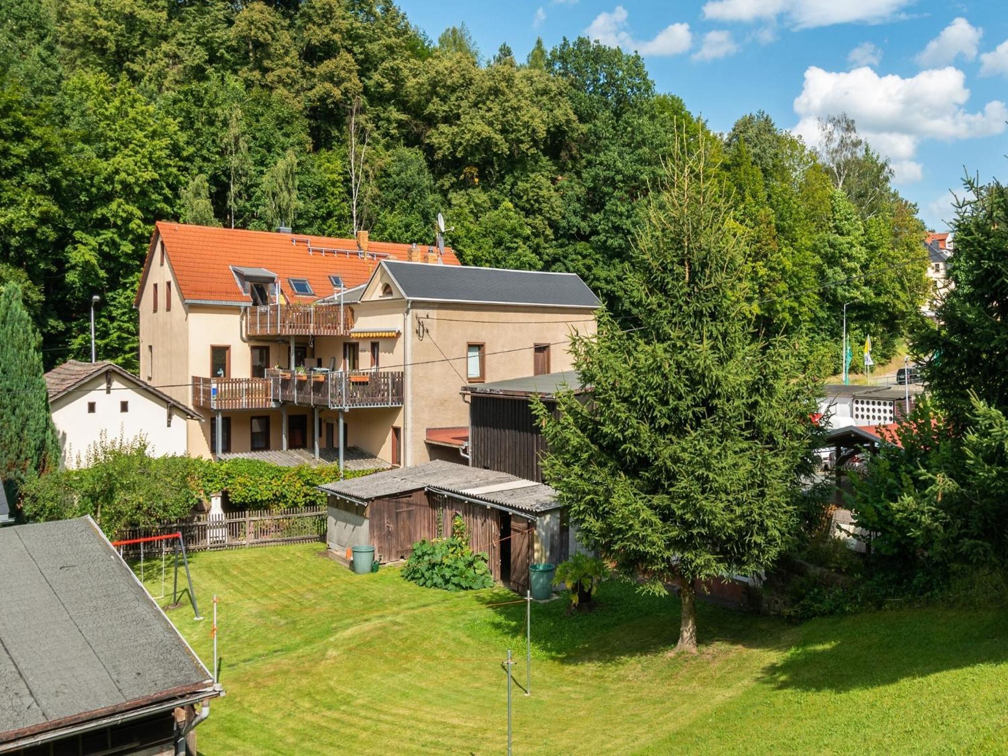 Modern Apartment In Sebnitz With A Terrace In ゼーブニッツ エクステリア 写真